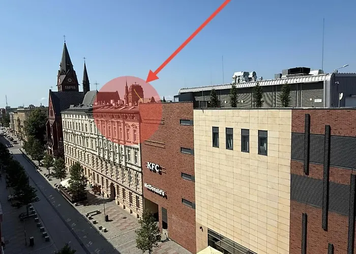 Mieszkanie W Centrum Szczecina Lägenhet *